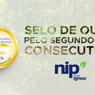 ð Pelo segundo ano seguido, conquistamos o Selo Ouro no inventário de emissões de Gases de Efeito Estufa!